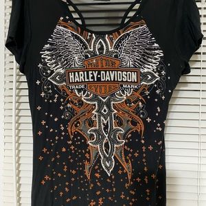 Harley Davidson detail bling tunic